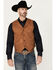 Image #1 - Cody James Men's Hideout Faux Leather Vest, , hi-res