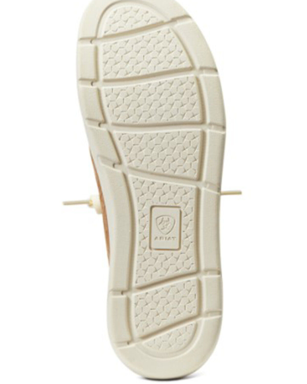 Image #5 - Ariat Women's Floral Emboss Hilo Flx Foam Casual Shoe - Moc Toe, Beige/khaki, hi-res