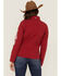 RANK 45 Women's Soft Shell Logo Riding Jacket, Red, hi-res