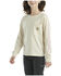 Image #2 - Carhartt Little Girls' Logo Long Sleeve Pocket Tee, Cream, hi-res