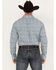 Image #4 - George Strait by Wrangler Men's Paisley Print Long Sleeve Button-Down Western Shirt - Tall, Aqua, hi-res