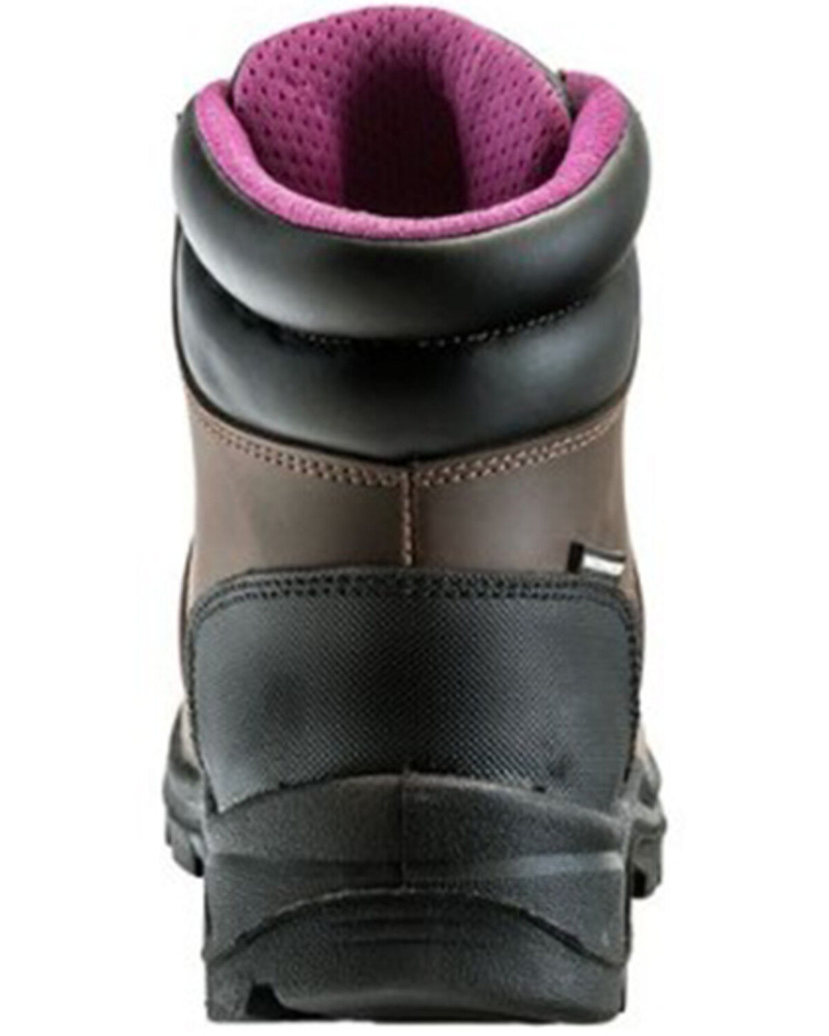 Image #5 - Avenger Women's Builder Mid 6" Lace-Up Waterproof Hiking Work Boot - Steel Toe, Brown, hi-res