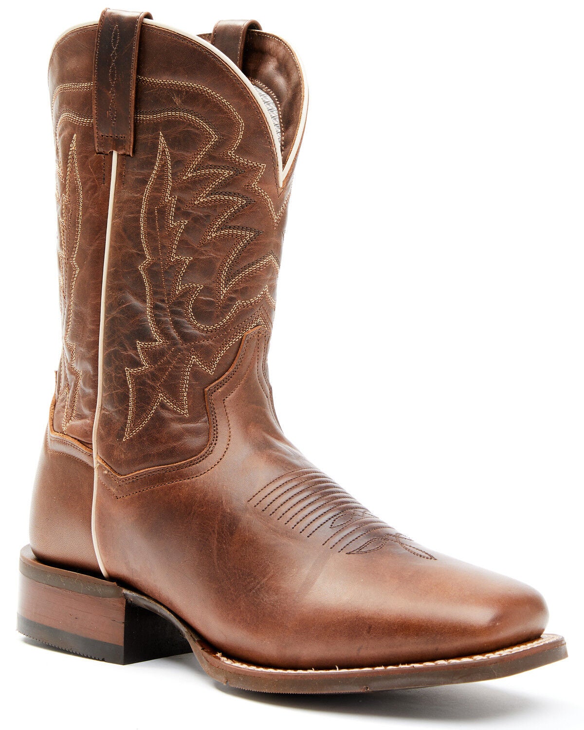 dark brown western boots