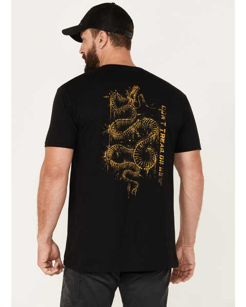 Image #3 - Howitzer Men's Skeleton Tread Short Sleeve Graphic T-Shirt, Black, hi-res