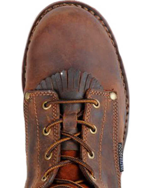 Image #6 - Carolina Men's Waterproof Work Boots - Composite Toe, Brown, hi-res