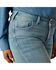 Image #4 - Ariat Women's Yara Light Wash Straight Stretch Denim Jeans - Plus, Light Wash, hi-res