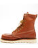 Image #3 - Thorogood Men's 8" American Heritage Moc Work Boots - Soft Toe, Brown, hi-res