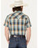 Image #4 - Pendleton Men's Frontier Large Plaid Snap Western Shirt , Navy, hi-res