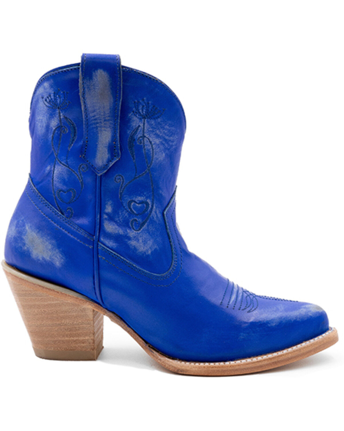 Image #2 - Ferrini Women's Pixie Western Boots - Round Toe, Blue, hi-res