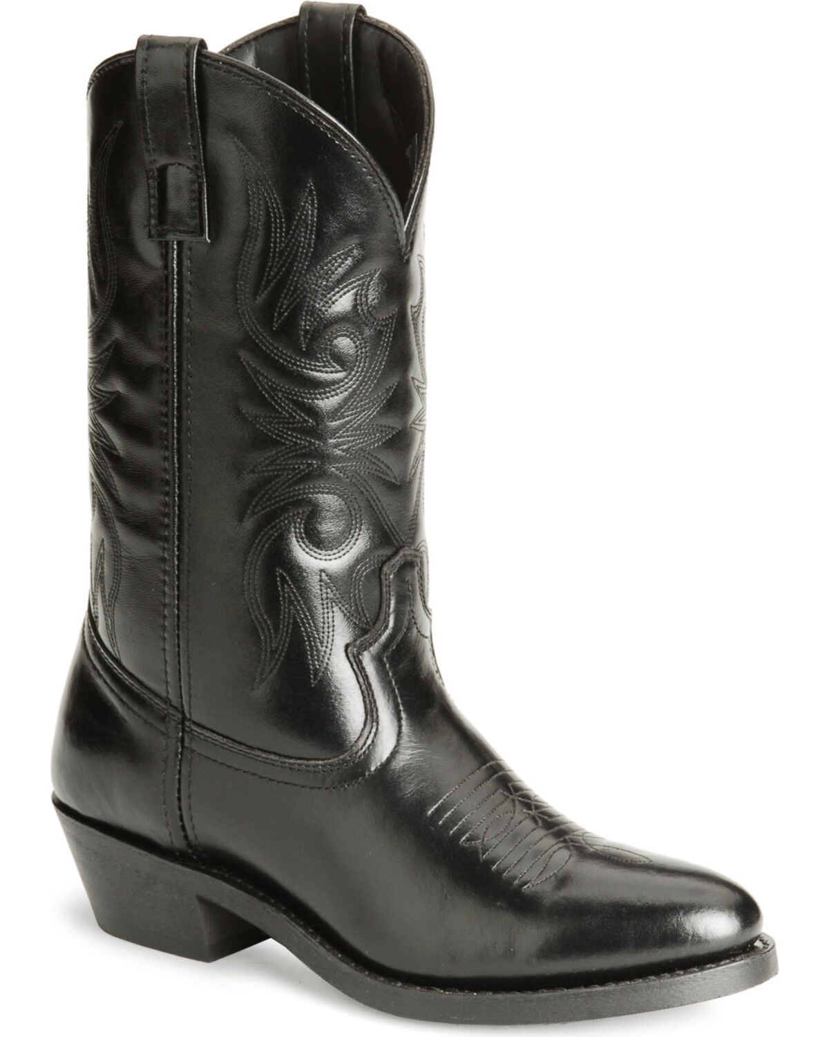 Image #1 - Laredo Men's Western  Boots - Round Toe, Black, hi-res