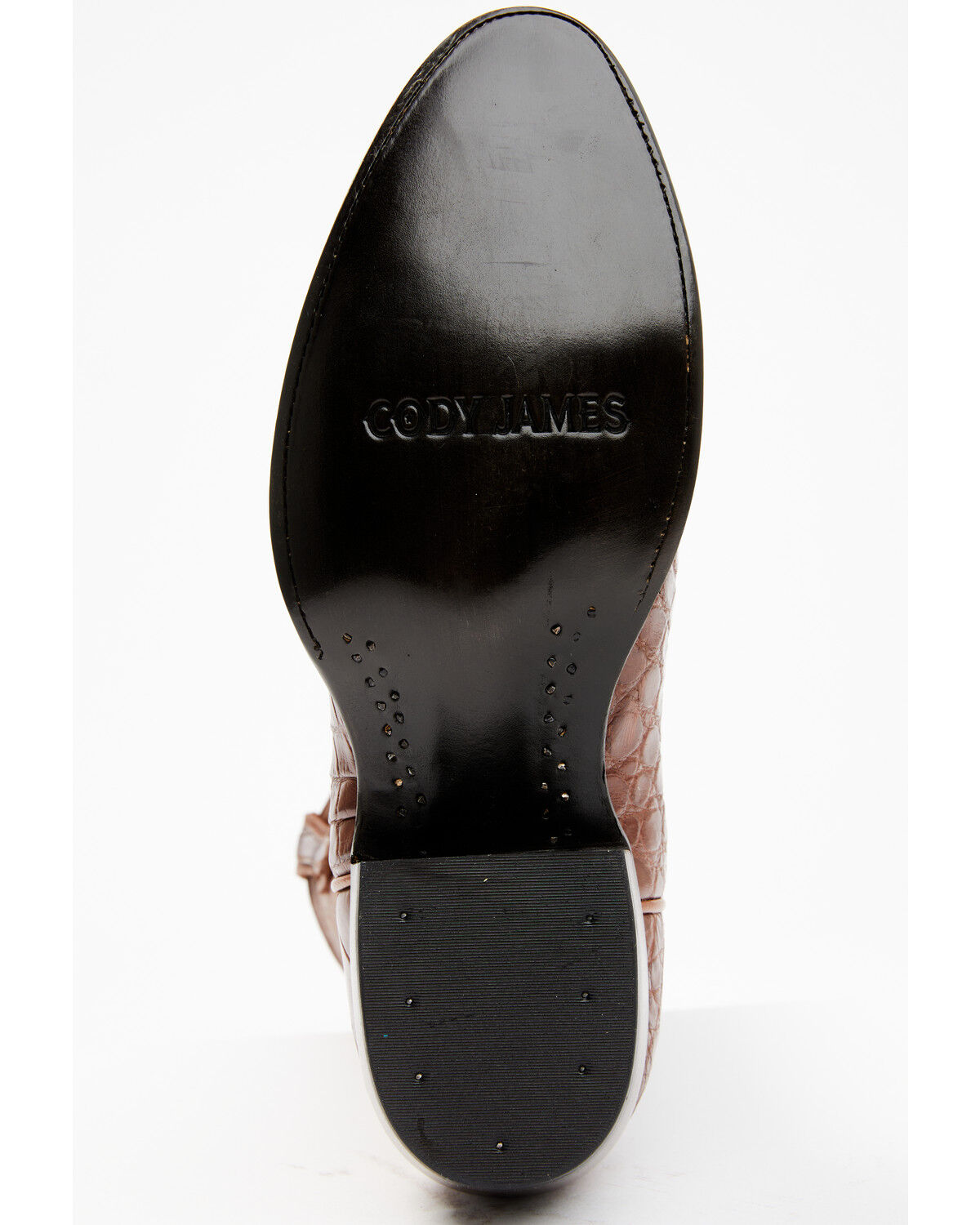 Image #7 - Cody James Men's Exotic American Alligator Western Boots - Round Toe, Lt Brown, hi-res