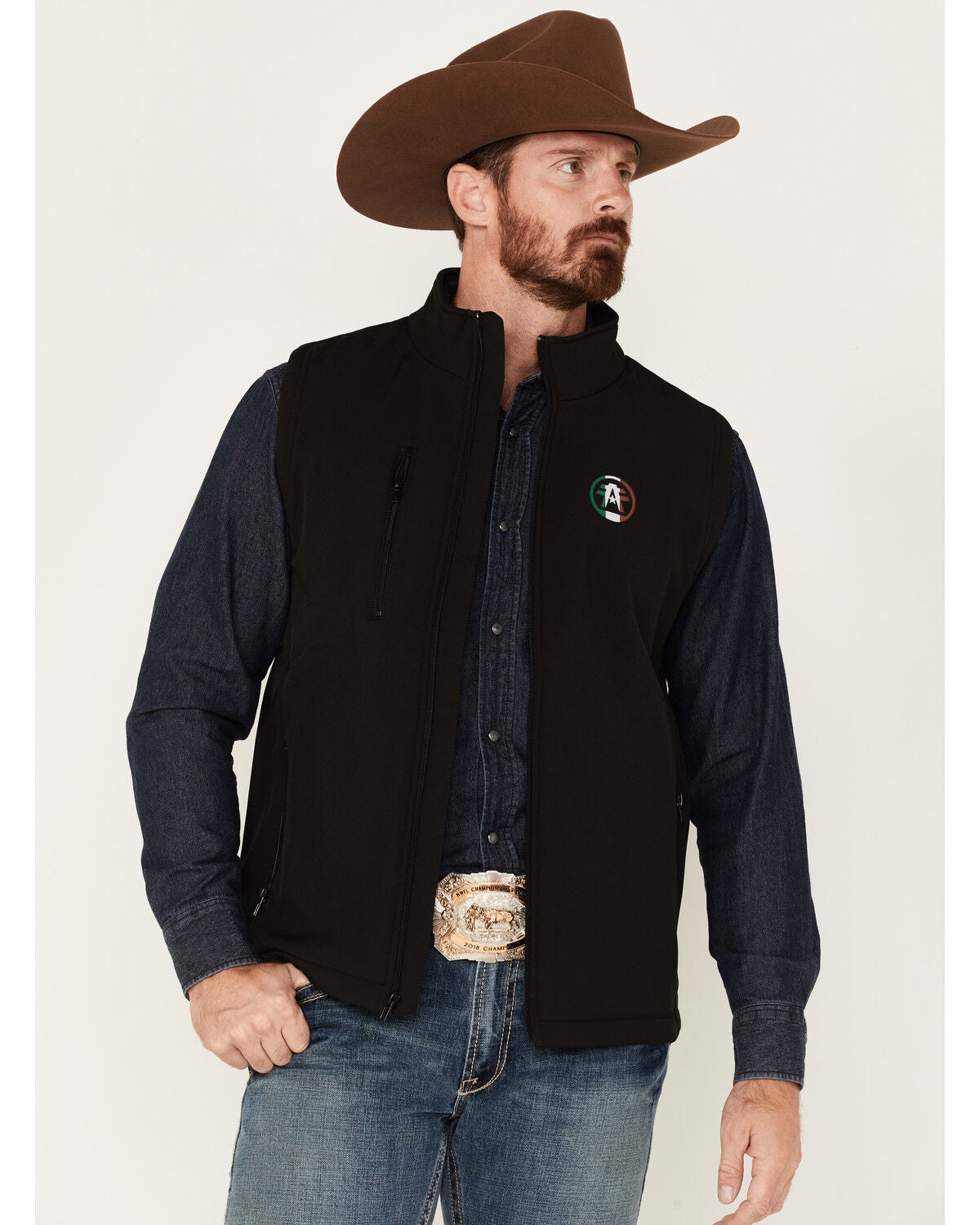 American Fighter Men's El Paso Vest, Black, hi-res