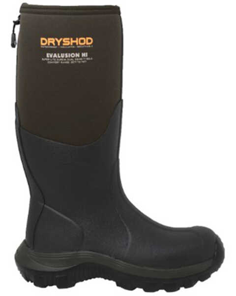 Image #2 - Dryshod Men's Evalusion Hi Outdoor Waterproof Work Boots - Round Toe, Brown, hi-res