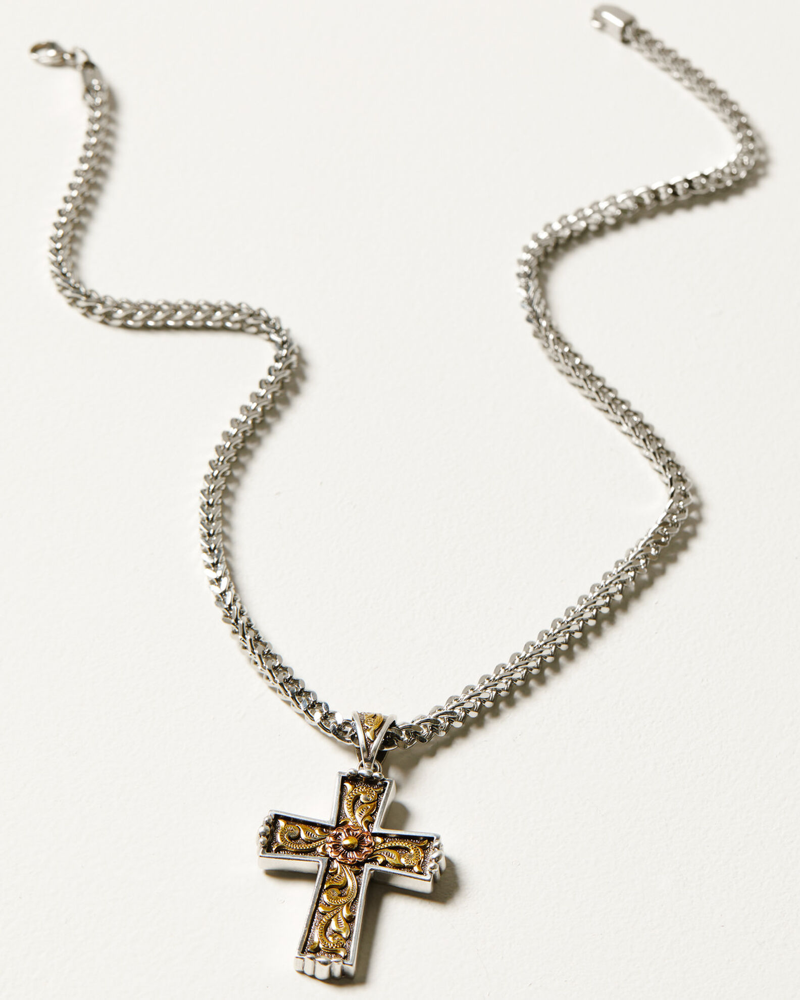 Cowboy cross necklace cheap
