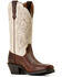 Image #1 - Ariat Women's Round Up Western Performance Boots - Square Toe, Caramel, hi-res