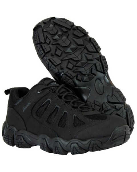 Image #1 - Thorogood Men's Crosstrex Waterproof Work Shoes - Composite Toe, Black, hi-res