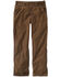 Carhartt Men's FR Brown Washed Duck Dungaree Work Pants - Big , Medium Brown, hi-res