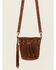 Image #2 - Shyanne Women's Aria Suede Bucket Crossbody Bag, Brown, hi-res