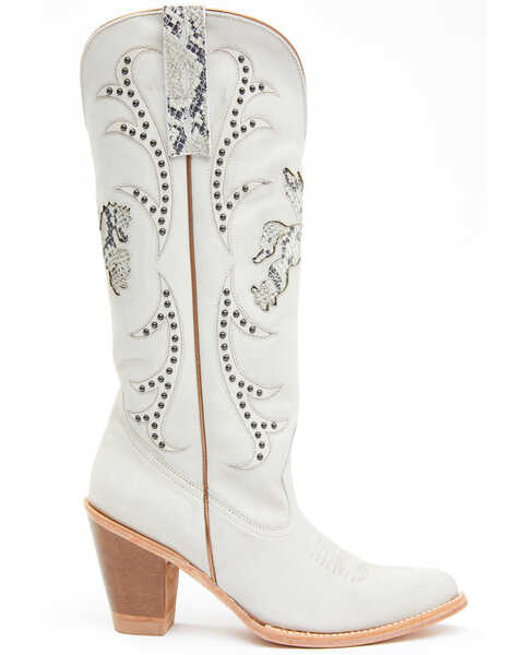Image #2 - Idyllwind Women's Gambler Western Boots - Medium Toe, White, hi-res