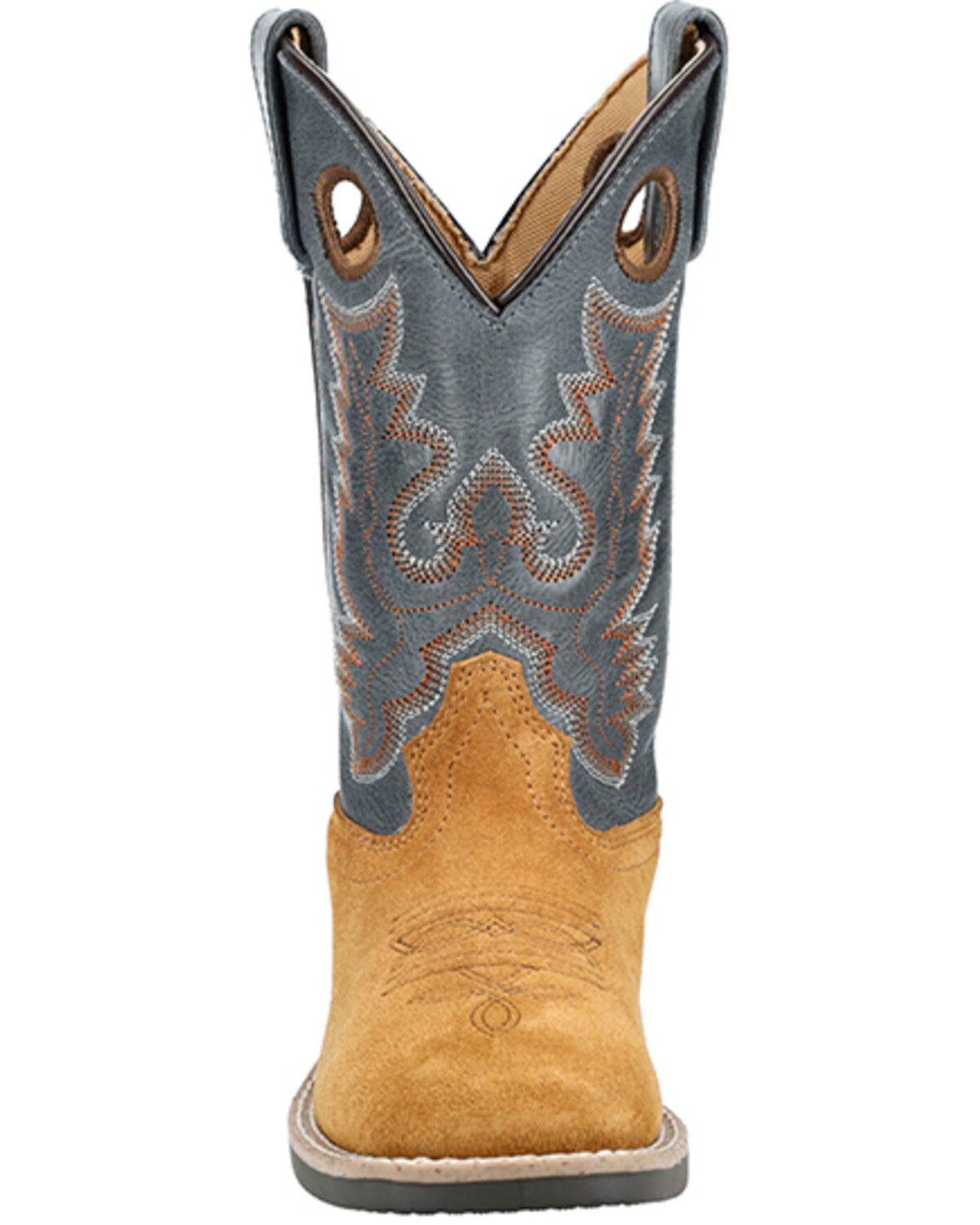 Image #4 - Smoky Mountain Boys' Tex Western Boots - Broad Square Toe, Tan, hi-res