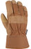 Carhartt Men's Insulated Grain Leather Work Gloves, Brown, hi-res