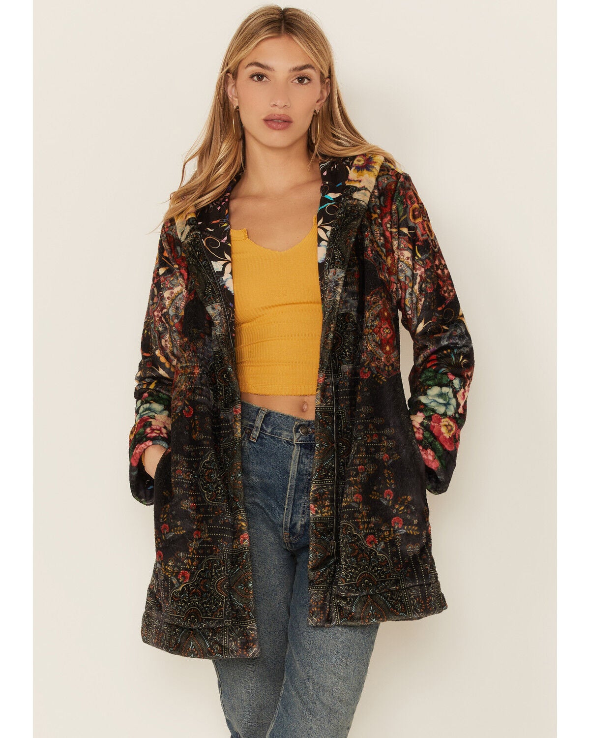 johnny was sherpa coat