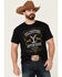 Image #1 - Paramount Network's Yellowstone Men's For The Brand Label Graphic Short Sleeve T-Shirt, Black, hi-res