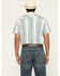 Image #4 - Ariat Men's Hilton Retro Fit Striped Short Sleeve Snap Western Shirt, Off White, hi-res