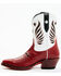 Image #3 - Idyllwind Women's Roadie Western Booties - Round Toe, Red, hi-res
