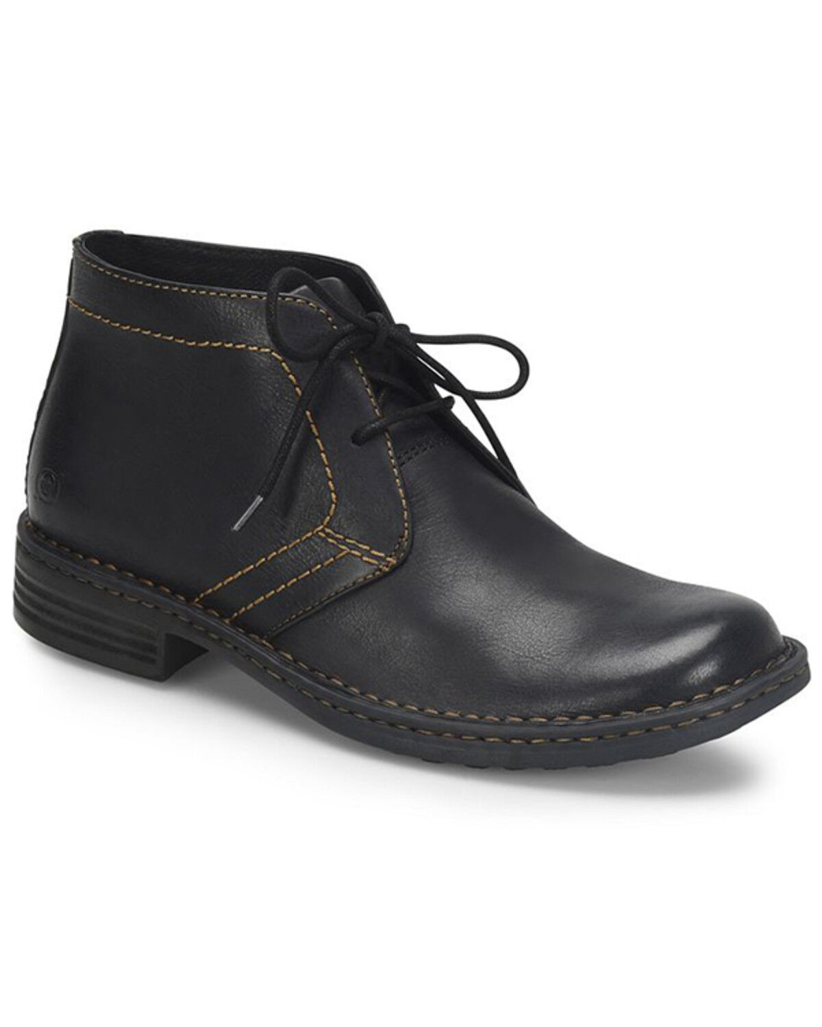 Image #1 - Born Men's Harrison Casual Shoes, Black, hi-res