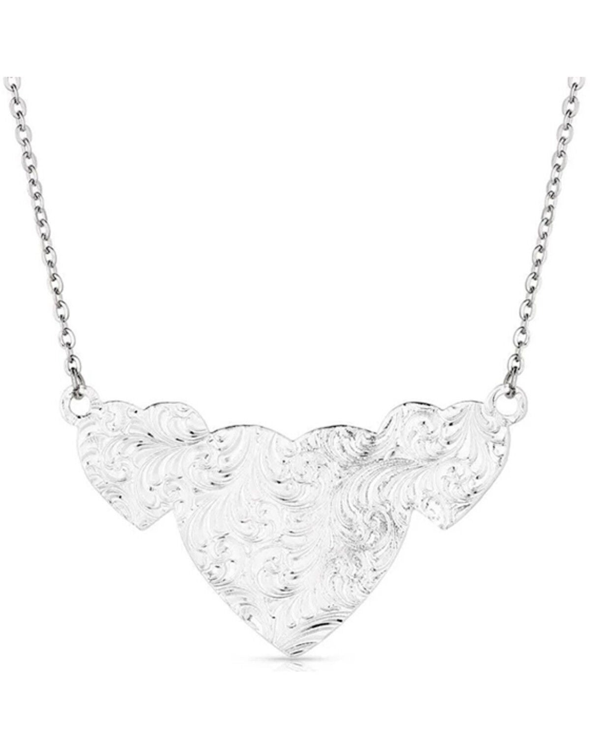 Image #2 - Montana Silversmiths Women's Pure Heart Necklace, Multi, hi-res