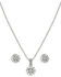 Montana Silversmiths Women's Simply Brilliant Flower Jewelry Set , Silver, hi-res