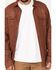 Image #4 - Brothers and Sons Men's Tencel Plaid Long Sleeve Button Down Western Flannel Shirt, Dark Orange, hi-res
