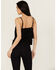 Image #4 - Idyllwind Women's Stafford Fringe Faux Suede Cropped Tank, Black, hi-res