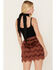 Image #3 - Shyanne Women's Fringe Flapper Mini Skirt, Brown, hi-res