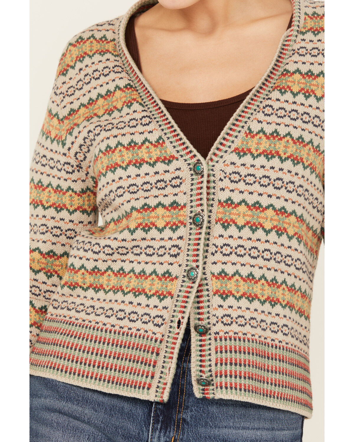 Image #4 - Tasha Polizzi Women's Southwestern Print Tillie Cardigan, Multi, hi-res