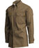 Image #4 - Lapco Men's Solid FR Long Sleeve Button Down Uniform Work Shirt , Beige/khaki, hi-res
