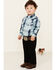 Image #1 - Cody James Toddler Boys' Night Rider Mid Rise Rigid Relaxed Bootcut Jeans , Black, hi-res