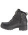 Image #3 - Harley Davidson Women's Tegan Lace Moto Boots - Round Toe, Black, hi-res