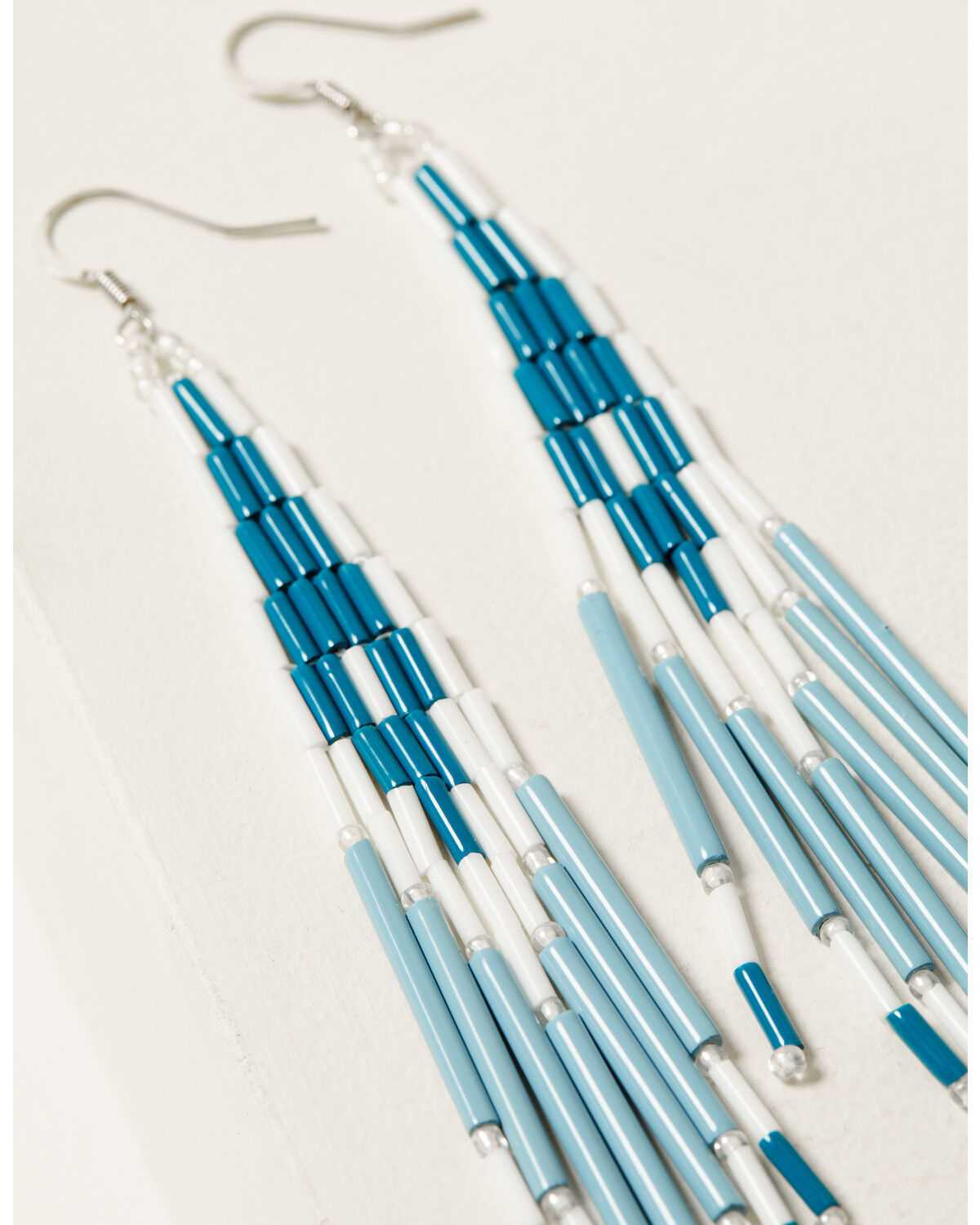 Image #2 - Idyllwind Women's Starlight Blue Seed Beed Earrings, Blue, hi-res