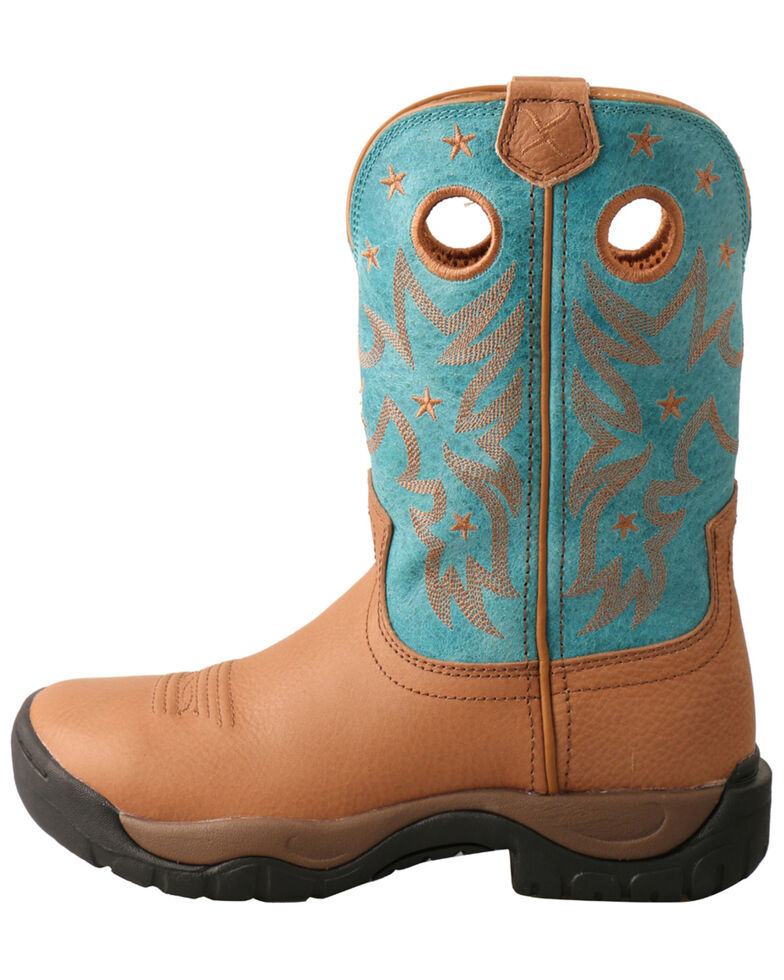 round toe western boot womens