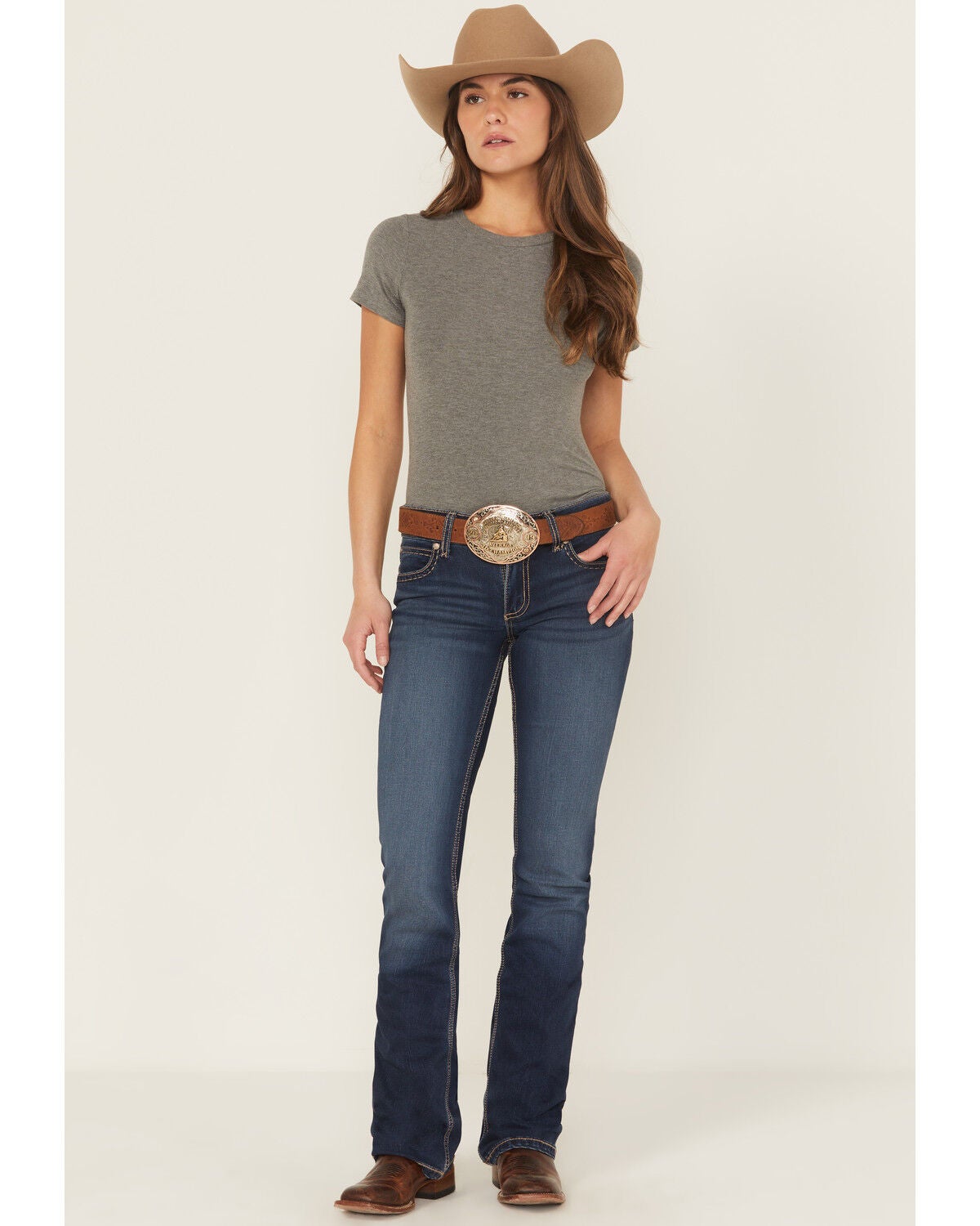 Wrangler Women's Dark Wash Retro Mae Jeans, Indigo, hi-res