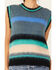 Image #3 - Molly Bracken Women's Striped Sleeveless Sweater Vest, Green, hi-res