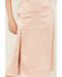 Image #2 - Originality Women's Satin Midi Skirt, Rose, hi-res