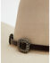 Image #2 - Boot Barn Square Concho Hat Band, Brown, hi-res
