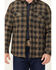 Image #3 - Cody James Men's Prescott Plaid Print Puffer Jacket - Tall, Black, hi-res