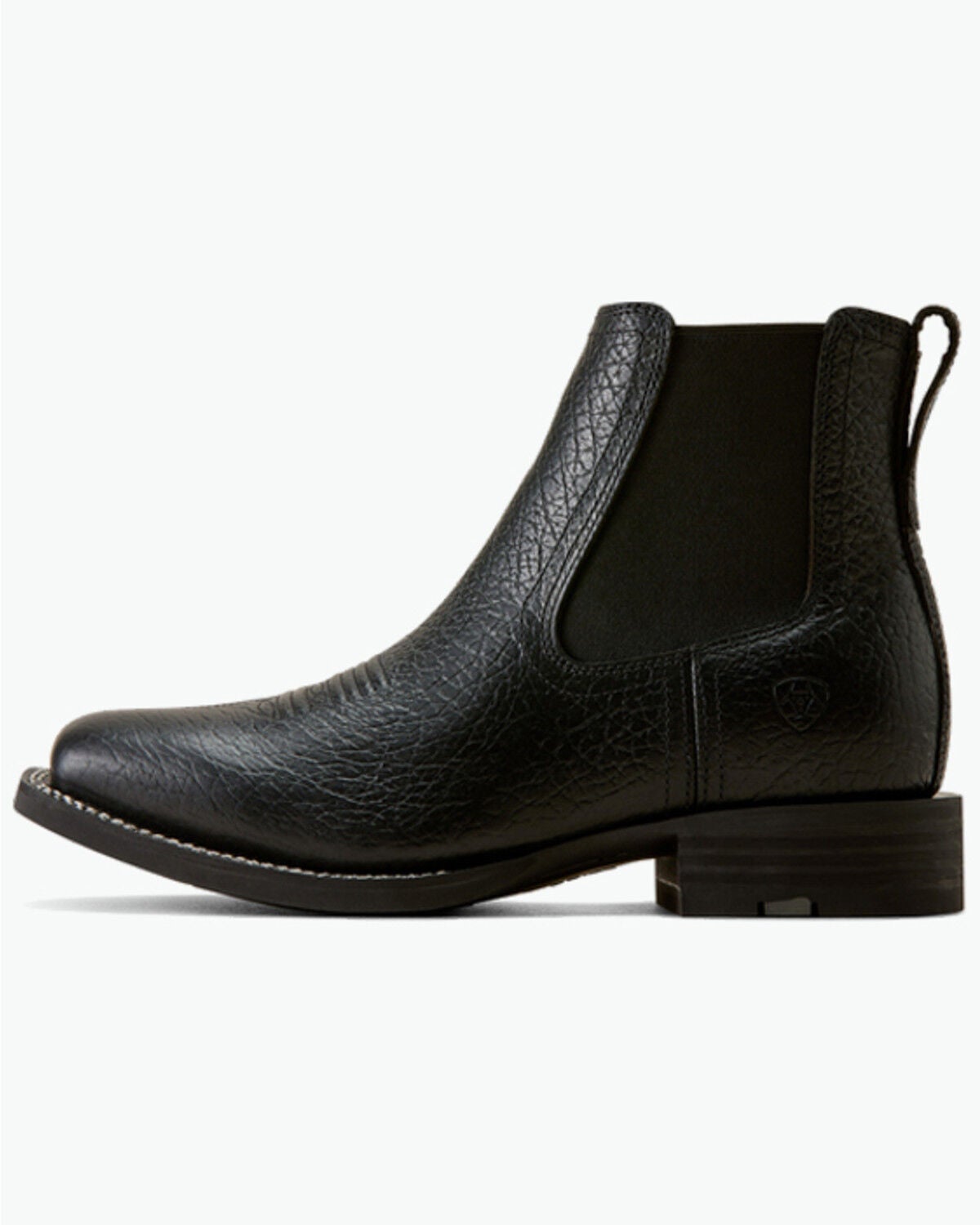 Image #2 - Ariat Men's Western Big Rig Chelsea Boots - Broad Square Toe, Black, hi-res