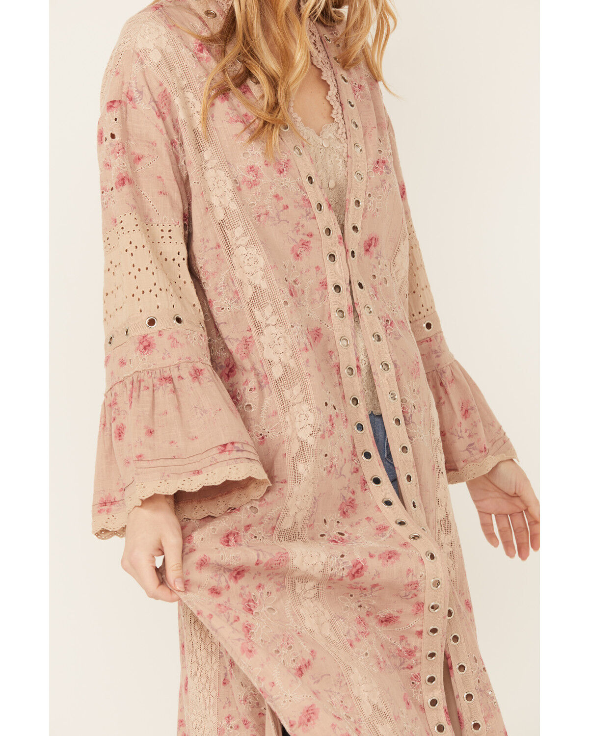 Image #3 - Free People Women's On The Road Duster, Beige, hi-res