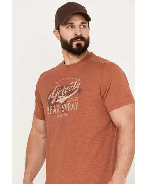 Image #2 - Brothers and Sons Men's Bear Spray Short Sleeve Graphic T-Shirt, Rust Copper, hi-res