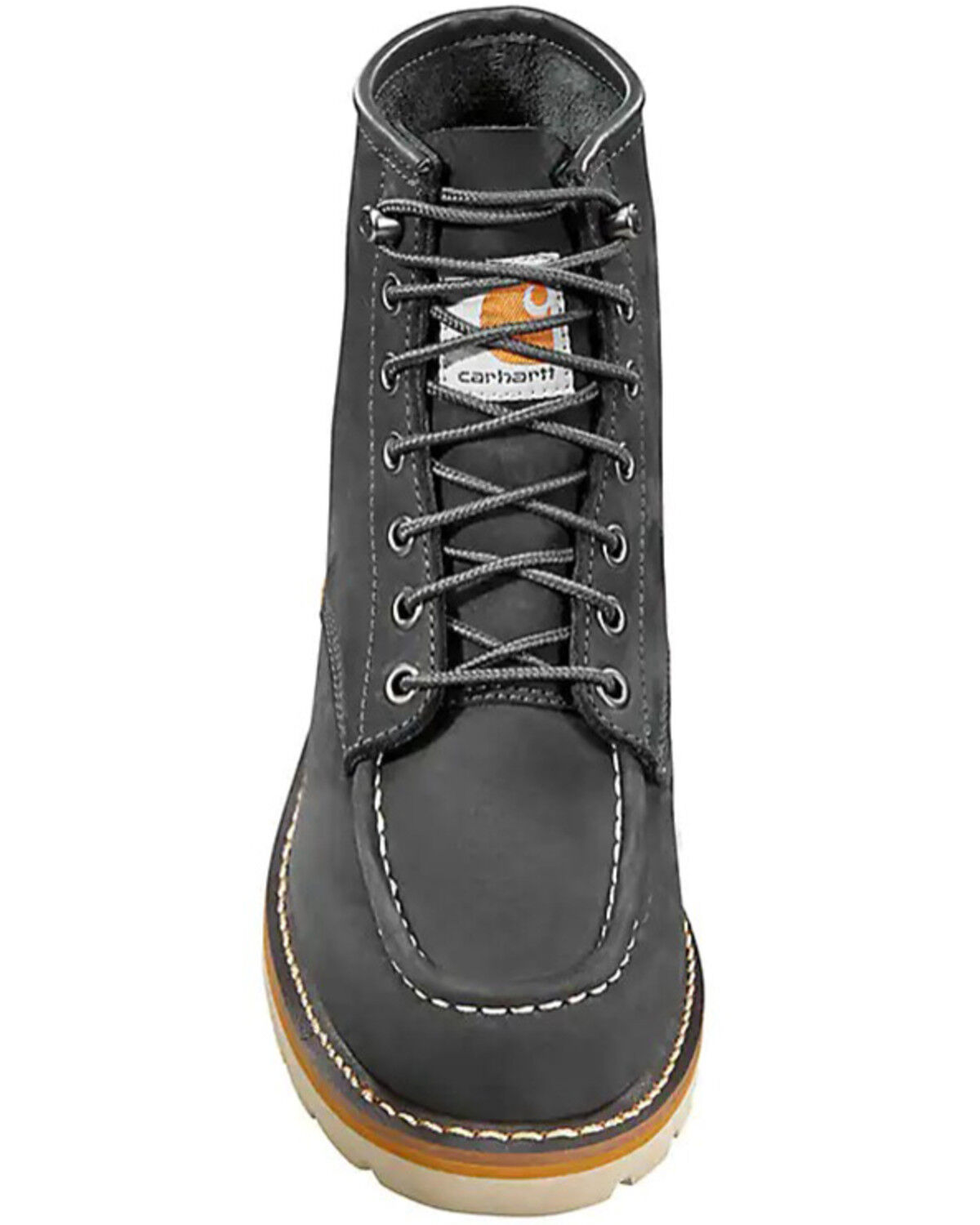 Image #4 - Carhartt Women's Moc 6" Wedge Work Boot - Soft Toe, Dark Grey, hi-res